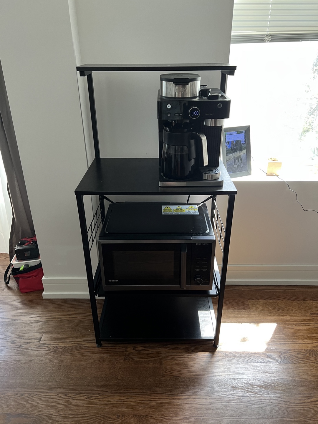 Black Kitchen Baker's Rack