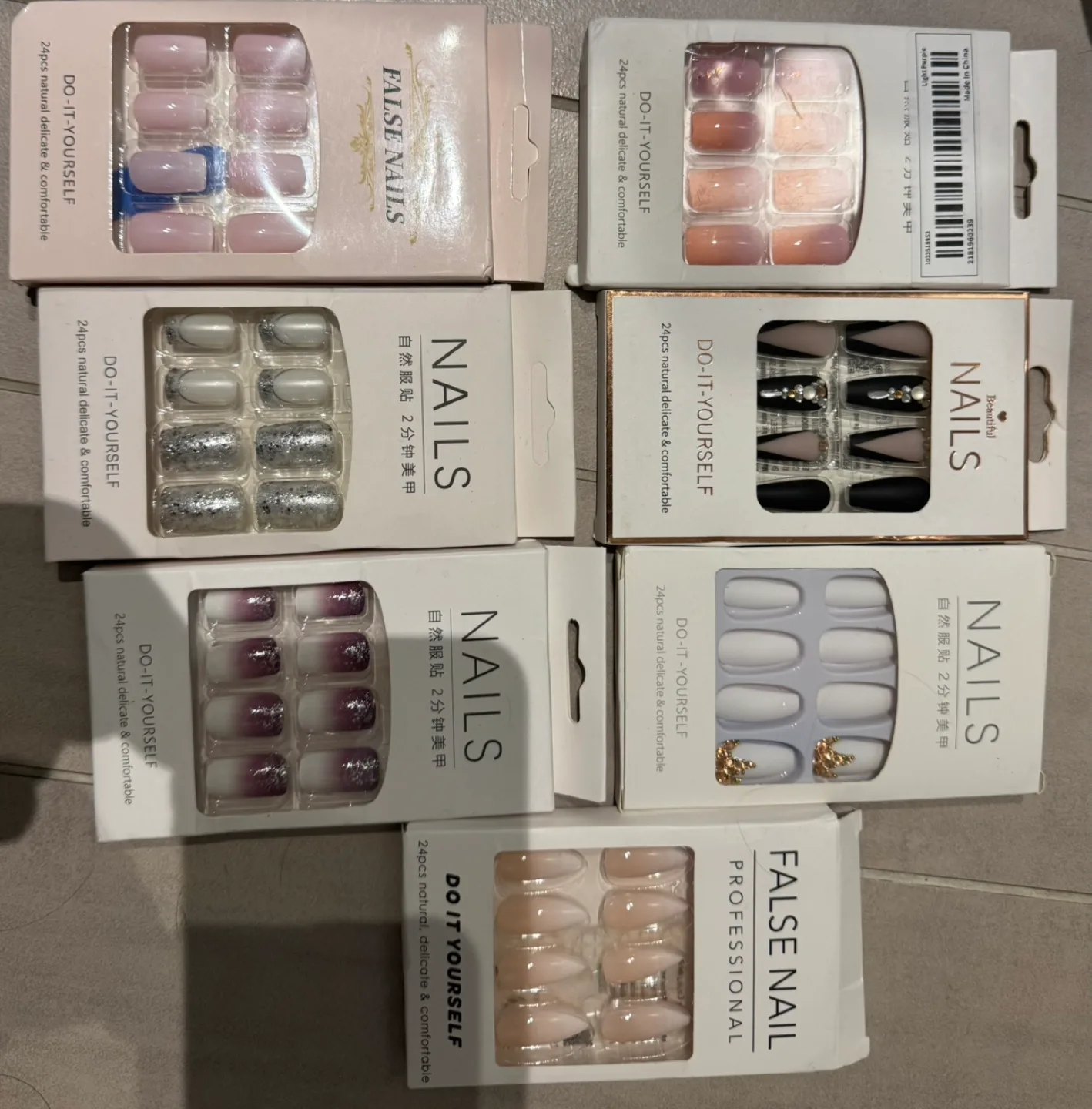 $15 for all 7 sets fake nails thumbnail