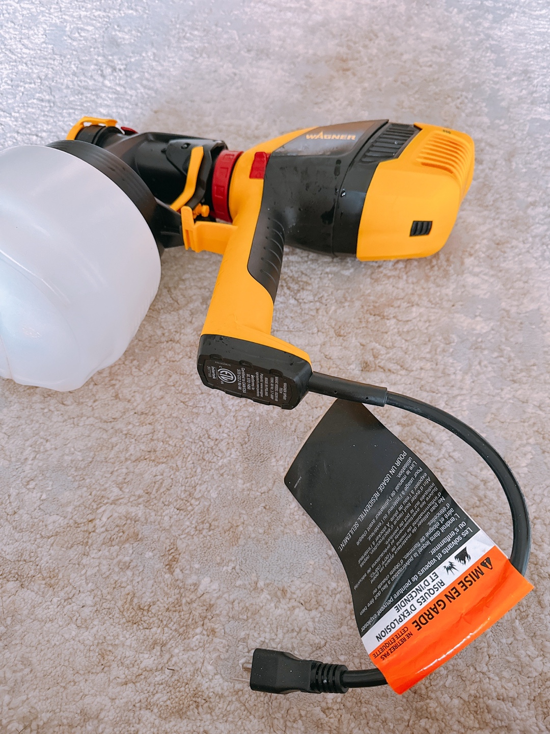 Wagner Paint Sprayer 3500 – Like New! - photo 3
