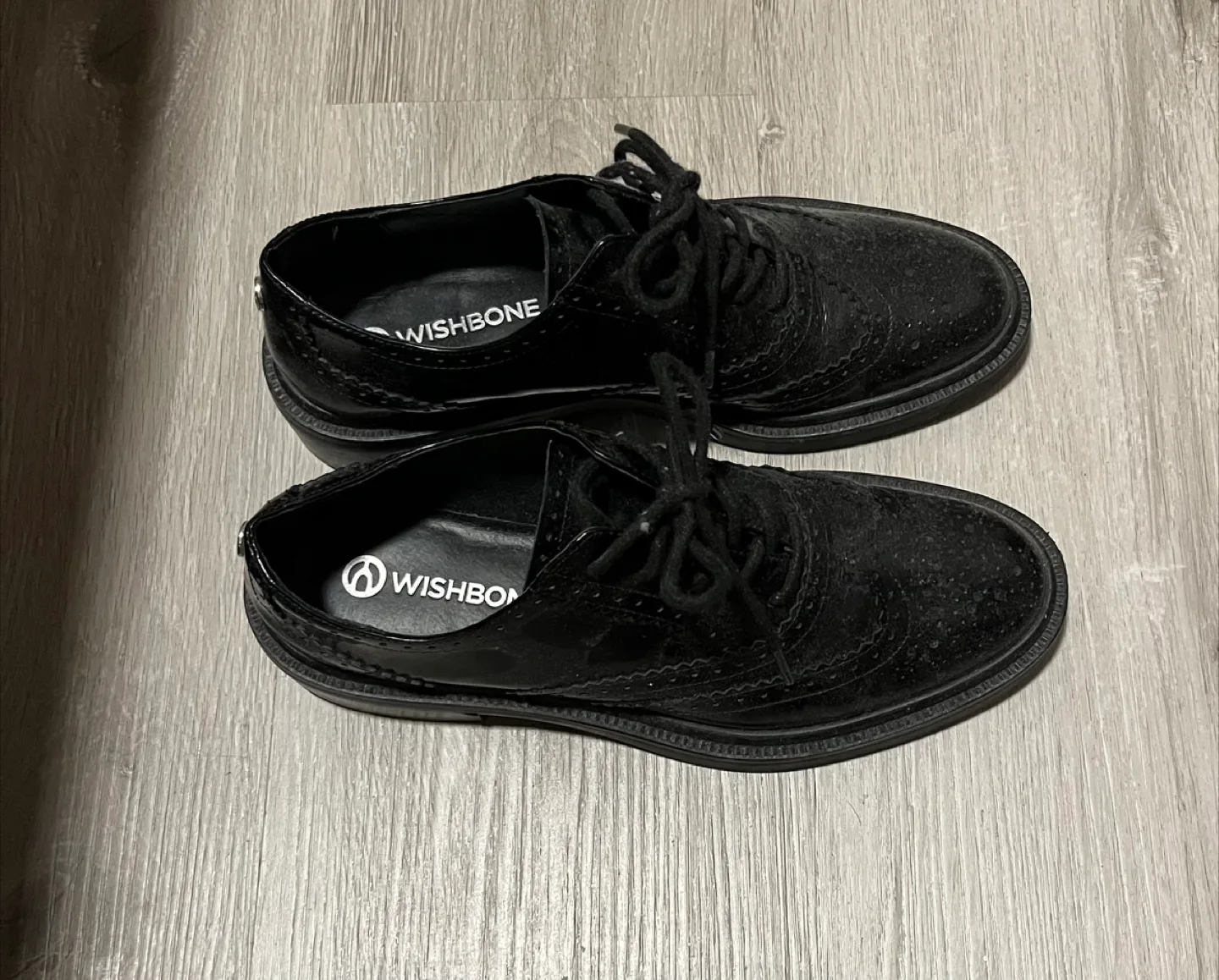 Wishbone Black Oxford Dress Shoes thumbnail