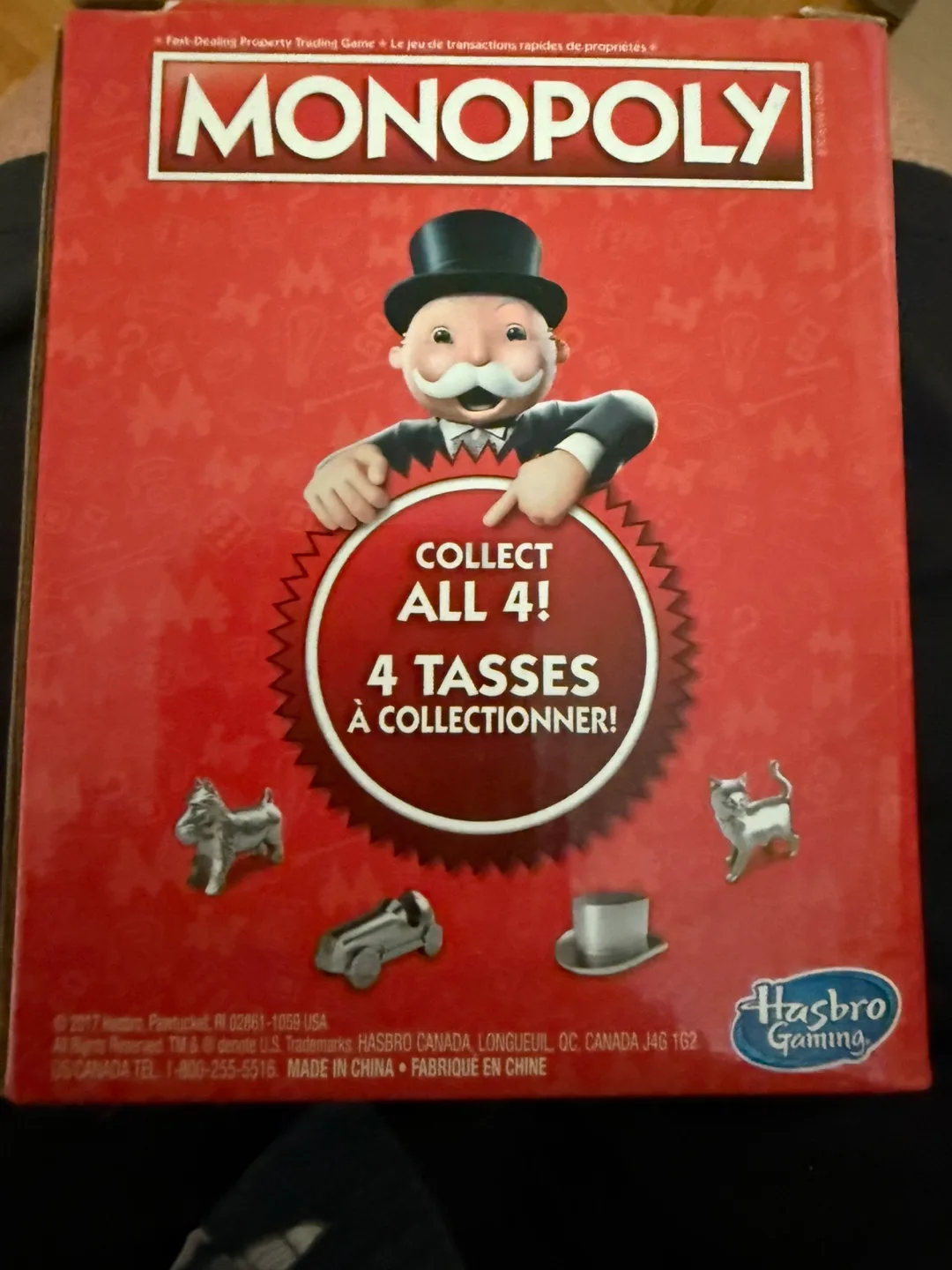 Monopoly Collect All 4! Glasses Set - New in Box! image indicator(2)