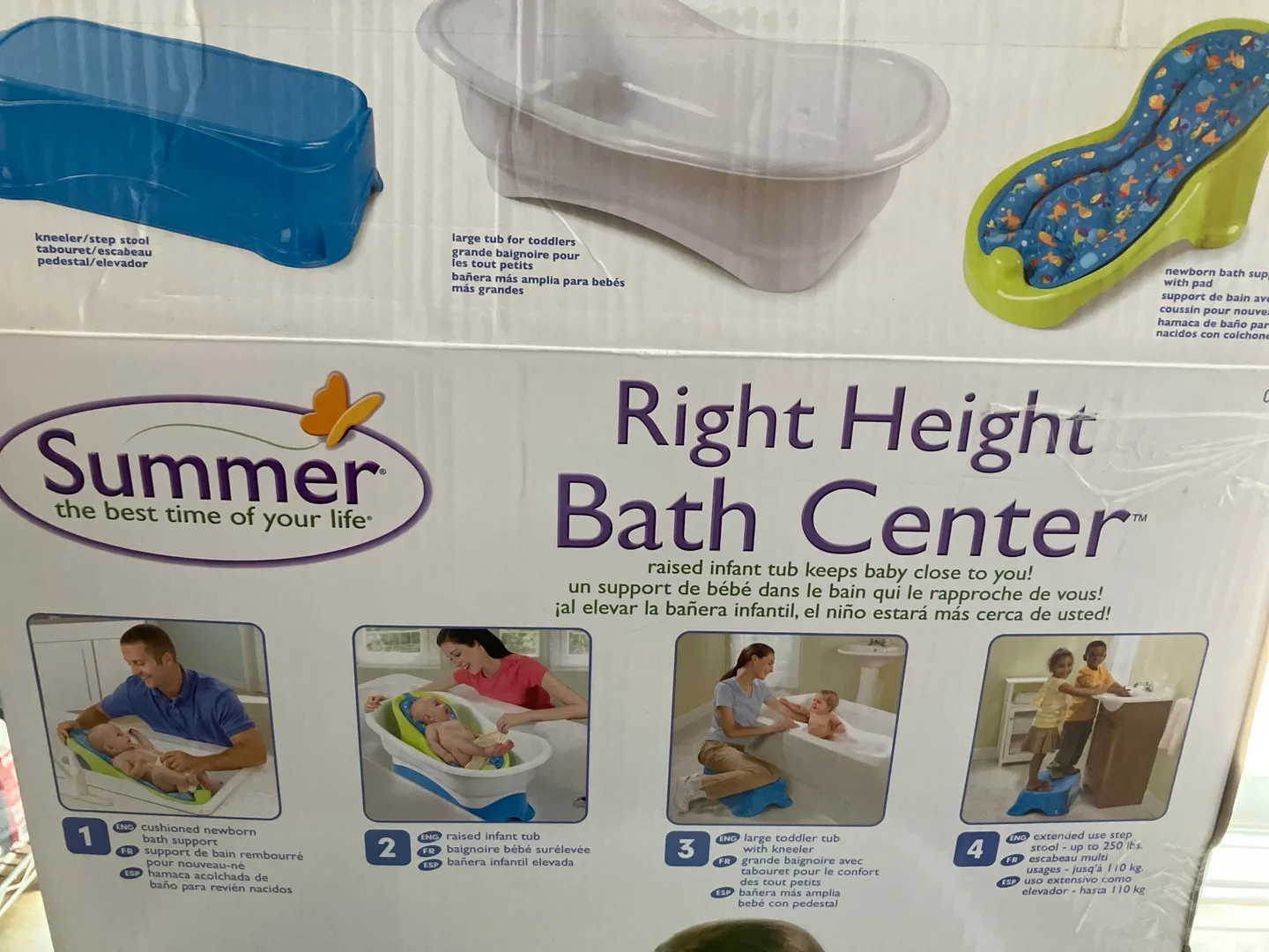 Baby & Kids Bath Tub, Step tools $25 for 4pcs image indicator(4)