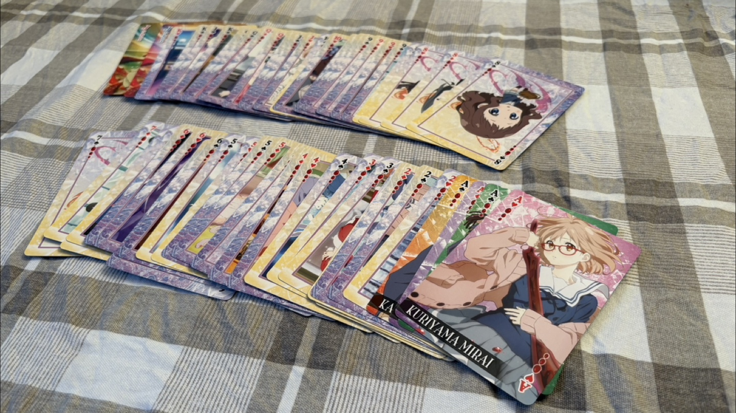 Anime Beyond the Boundary Playing Cards Deck
