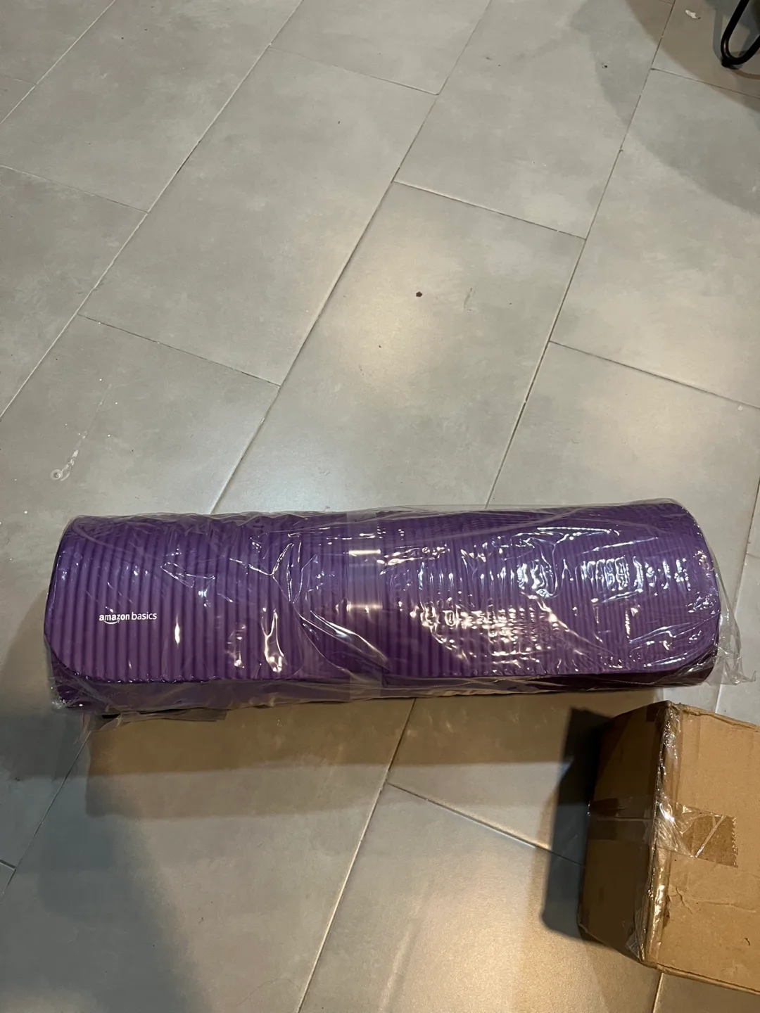 Amazon Basics Purple Yoga Mat thumbnail
