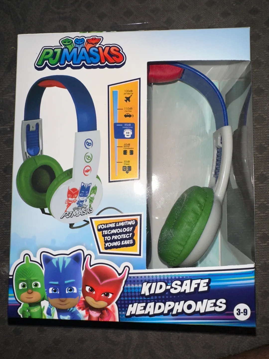 🚨 1 left New PJ Masks Kid-Safe Headphones thumbnail