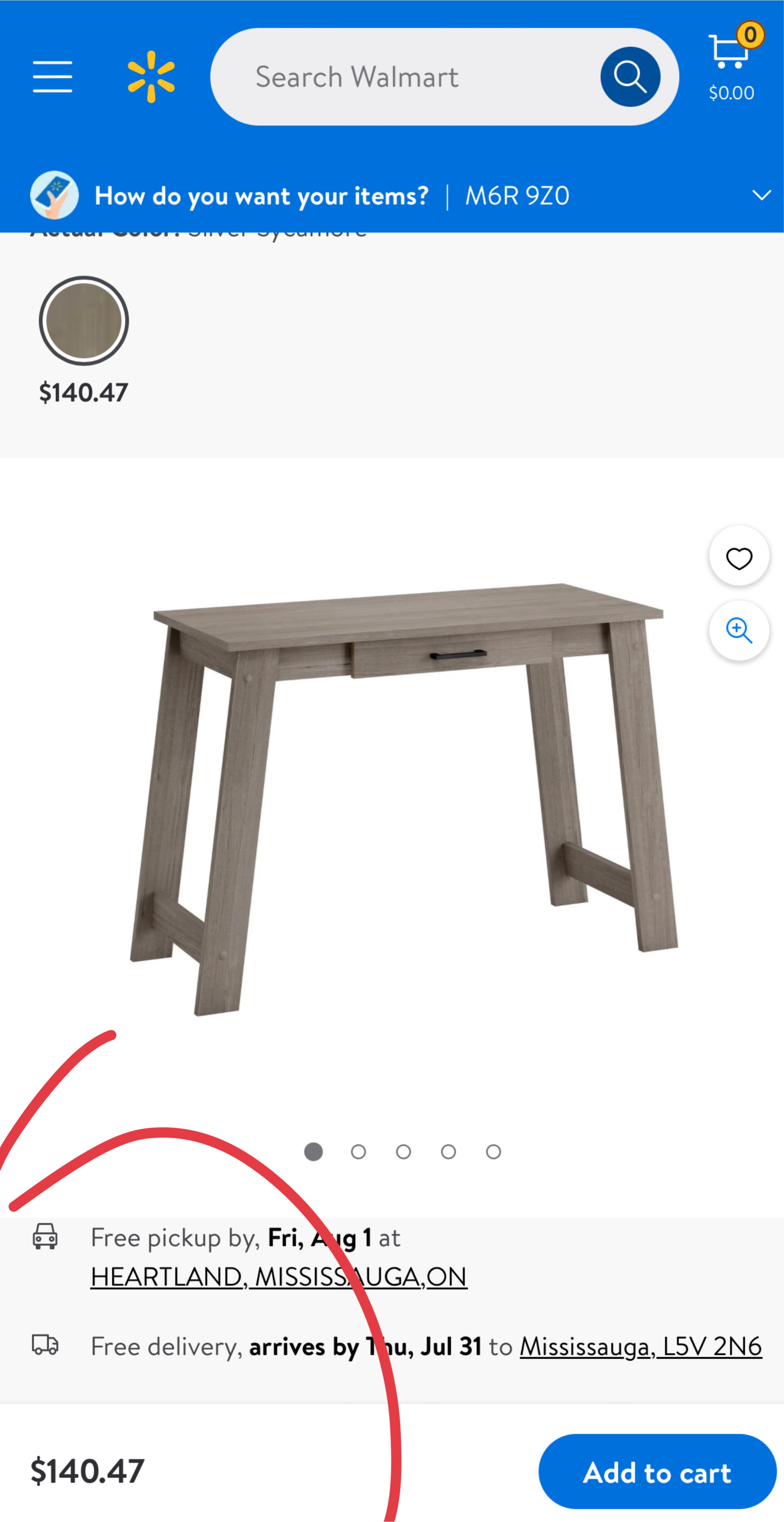 Wooden Desk with Drawer - photo 3