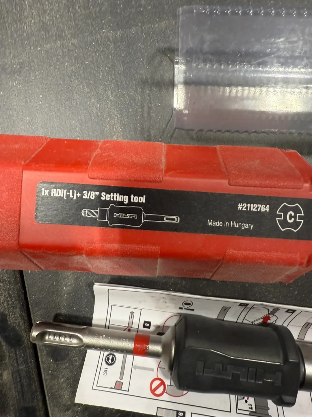 Hilti 3/8” set bit tool image indicator(6)