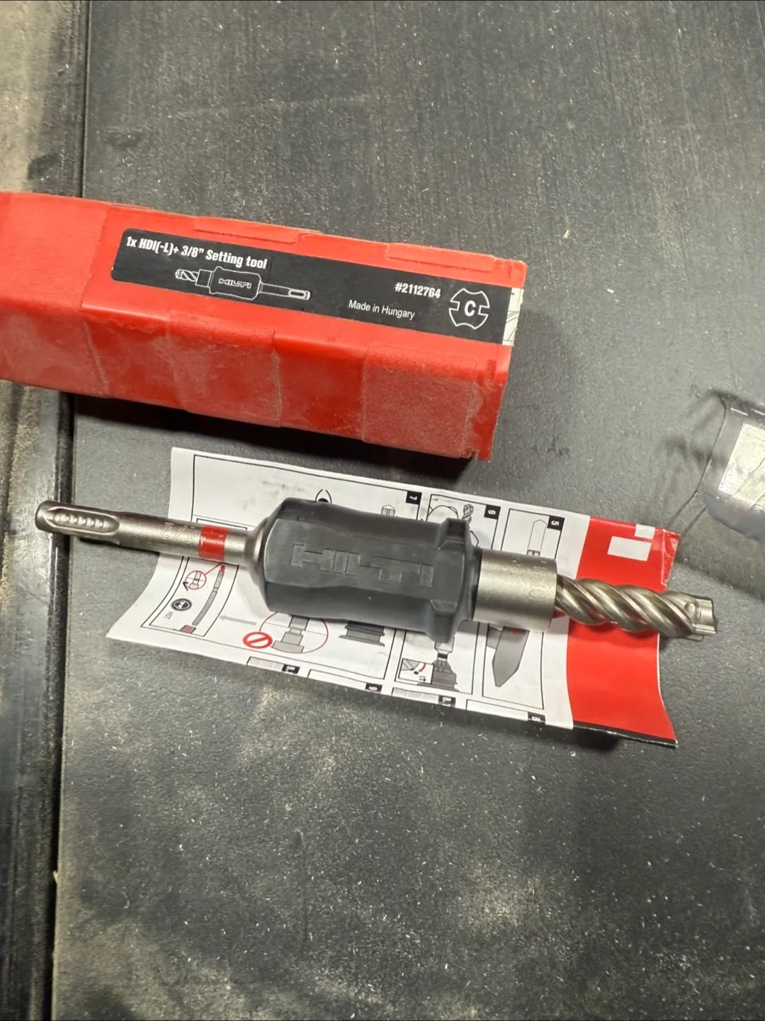 Hilti 3/8” set bit tool image indicator(2)