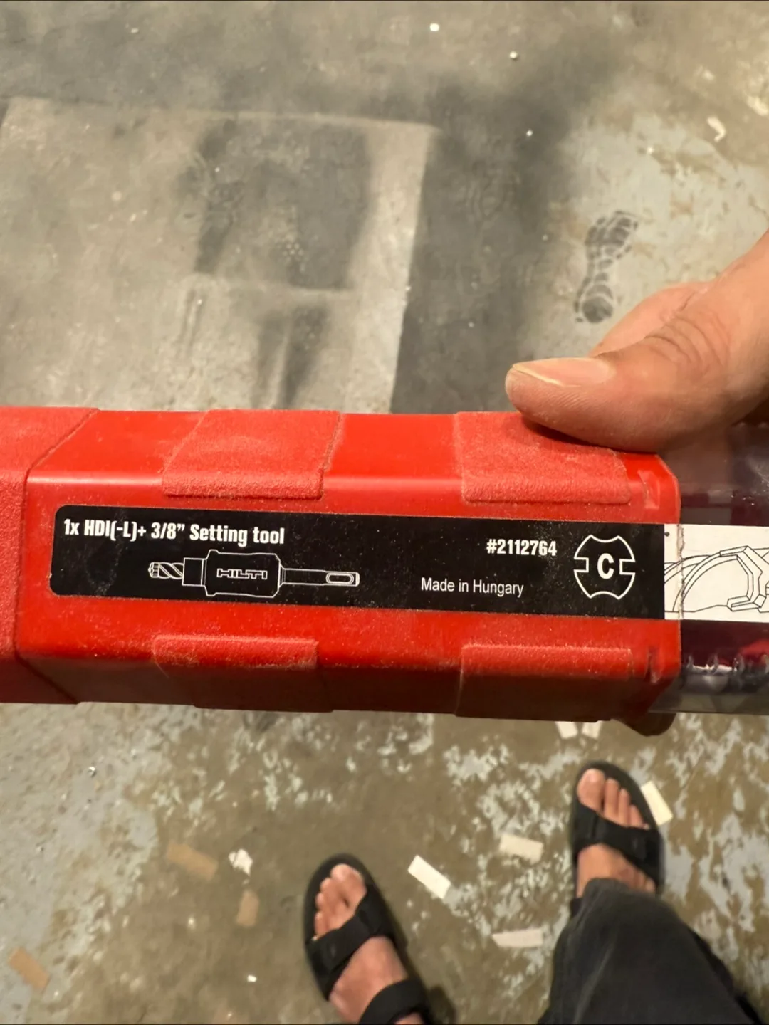 Hilti 3/8” set bit tool image indicator(8)