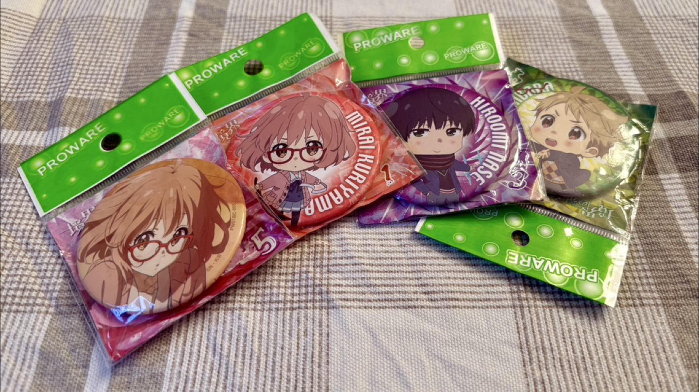 Beyond the Boundary Character Buttons - Set of 4