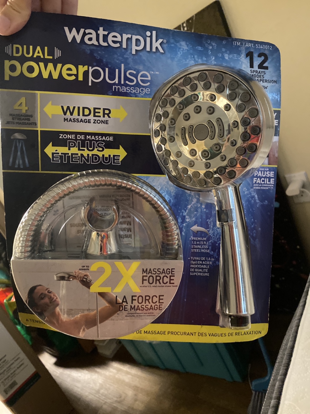 Waterpik PowerPulse UltraThin Hand Held Shower Head - photo 2