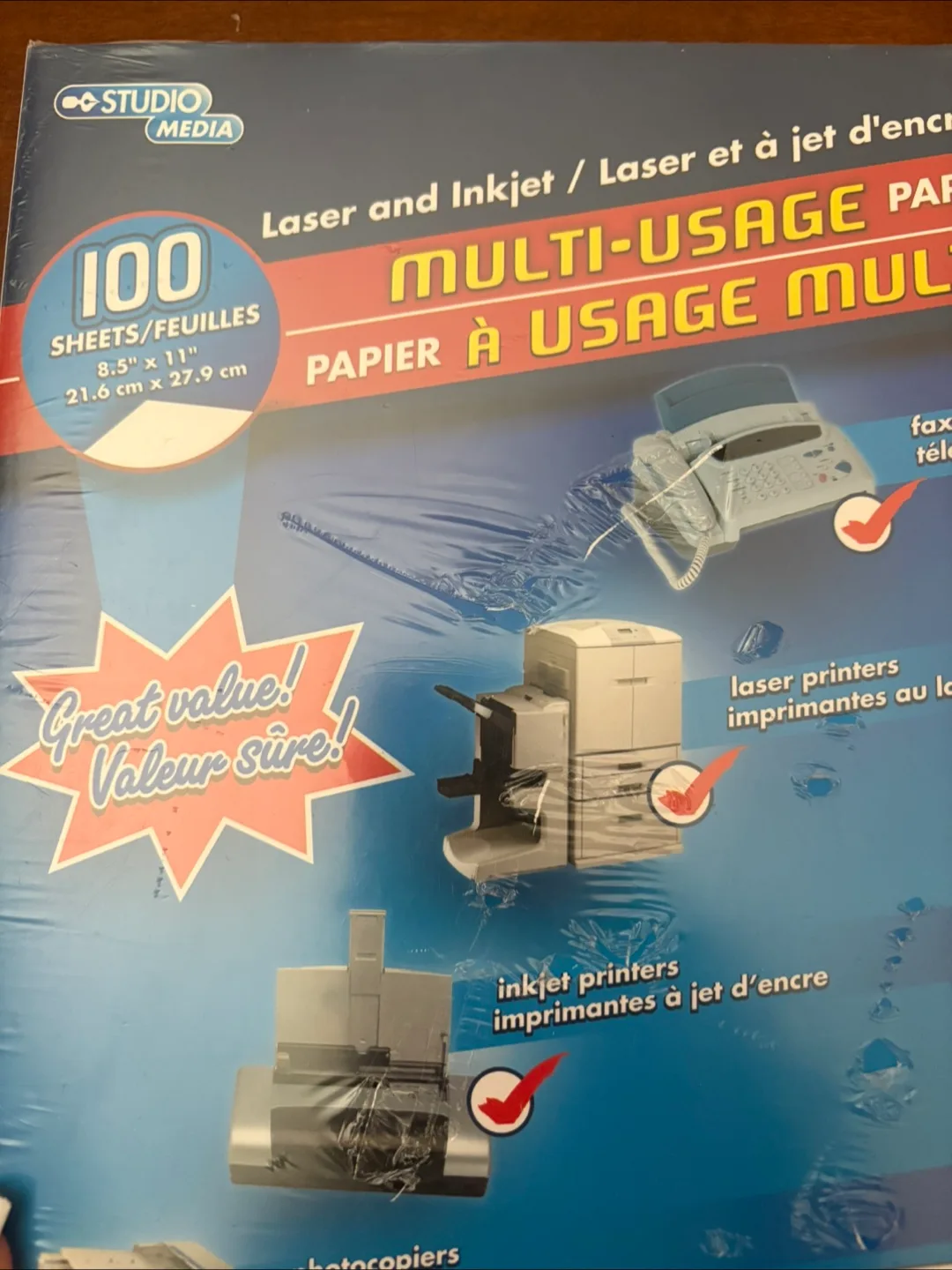 Multi-Usage blank paper (Never used) (100 sheets)( lFREE) image indicator(2)