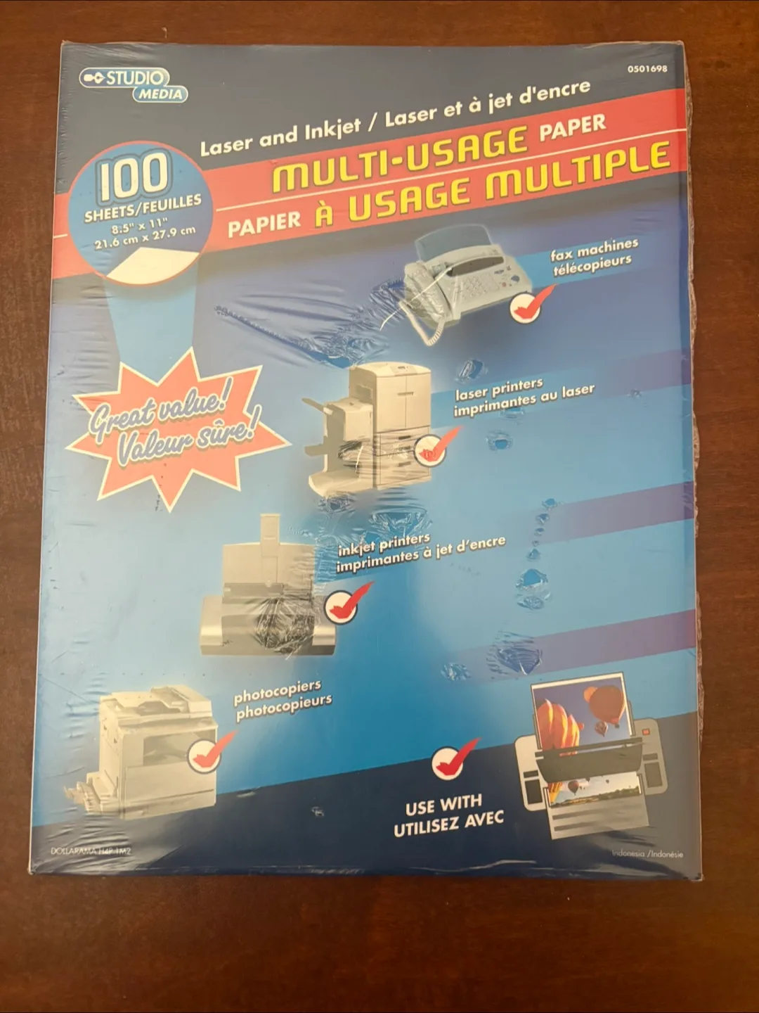 Multi-Usage blank paper (Never used) (100 sheets)( lFREE) thumbnail