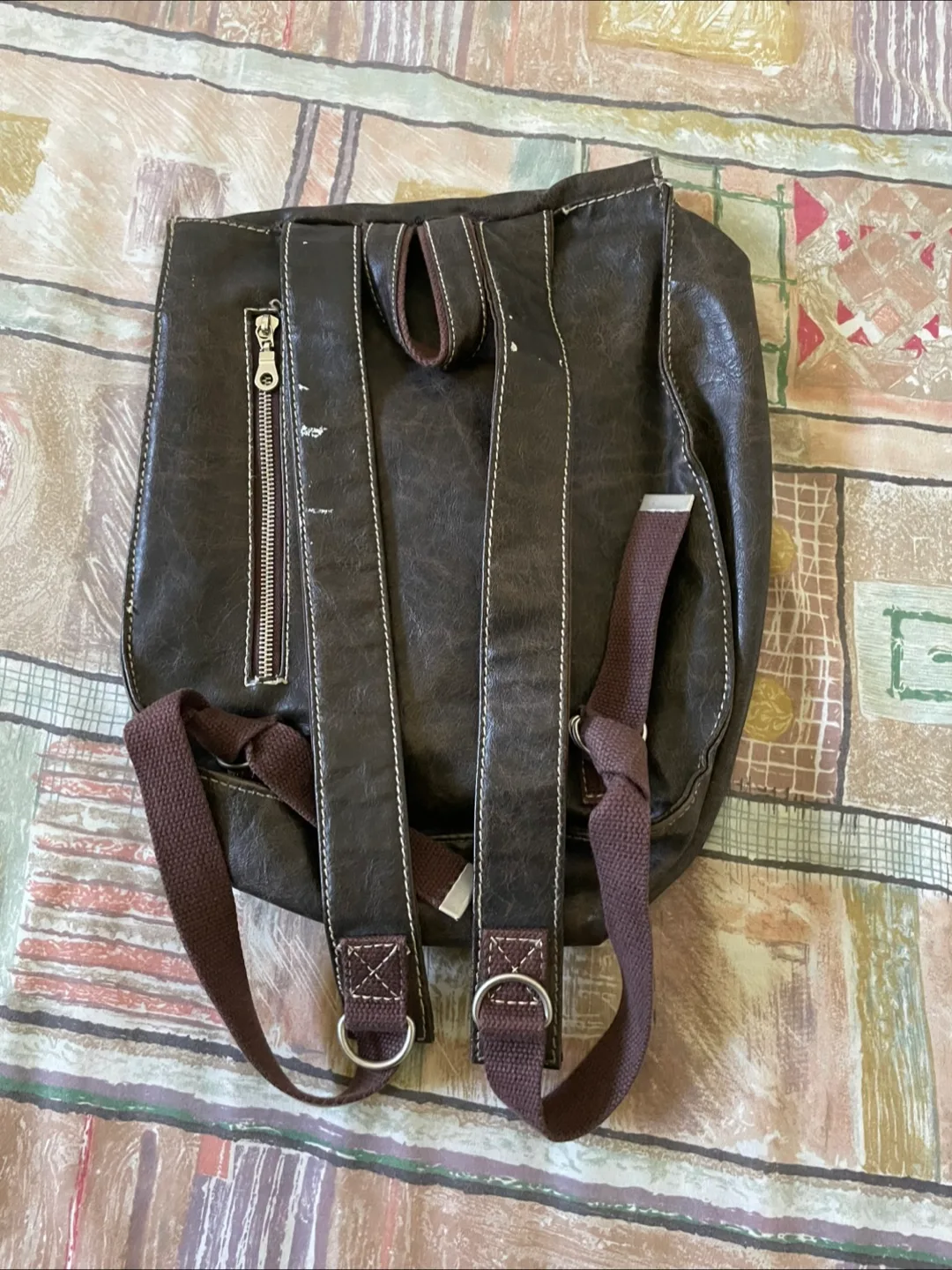 UK Army Fashion Style Brown Backpack 🍁🇨🇦 image indicator(2)