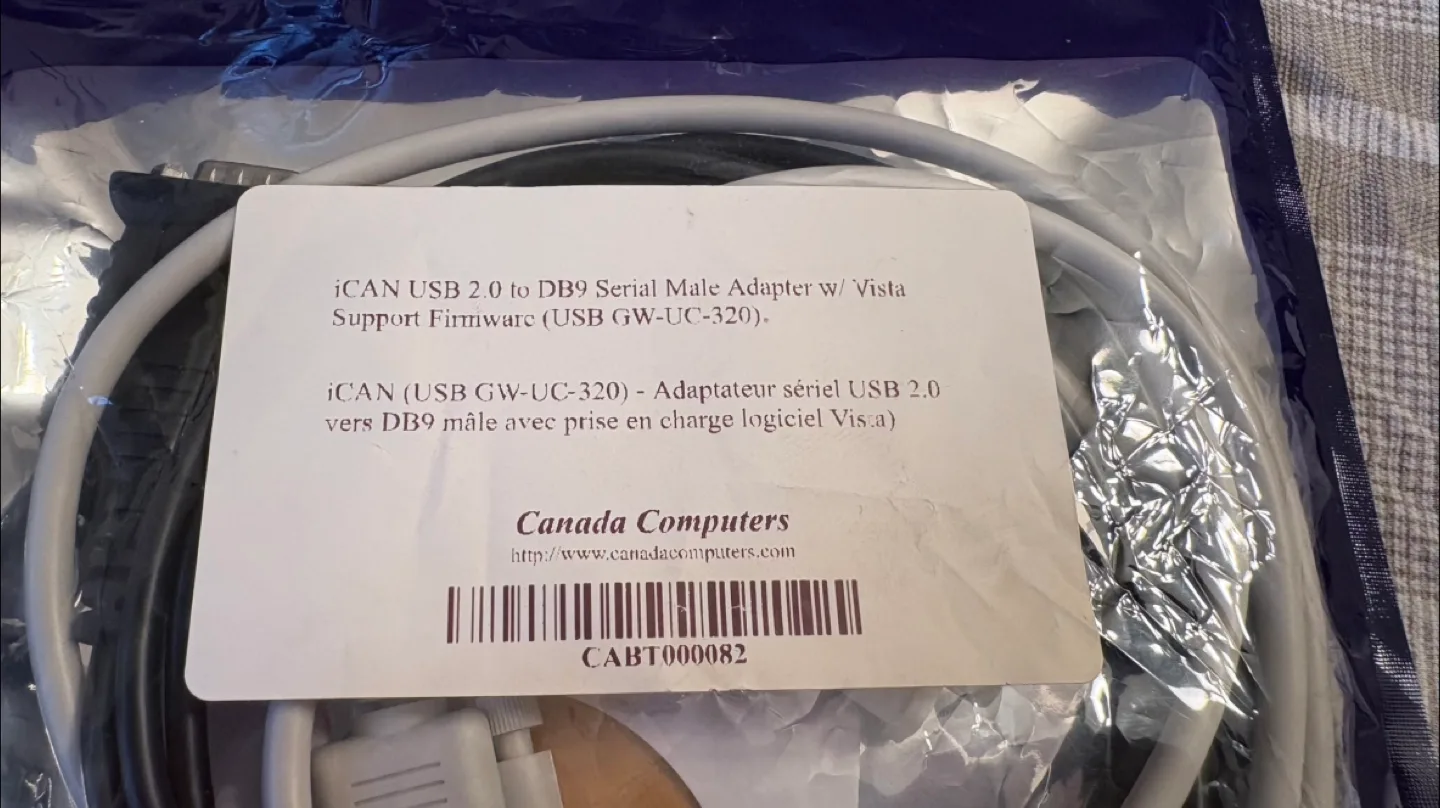 iCAN cables, DB9 m to f, USB to DB9, USB type-b to DB9 converter image indicator(6)