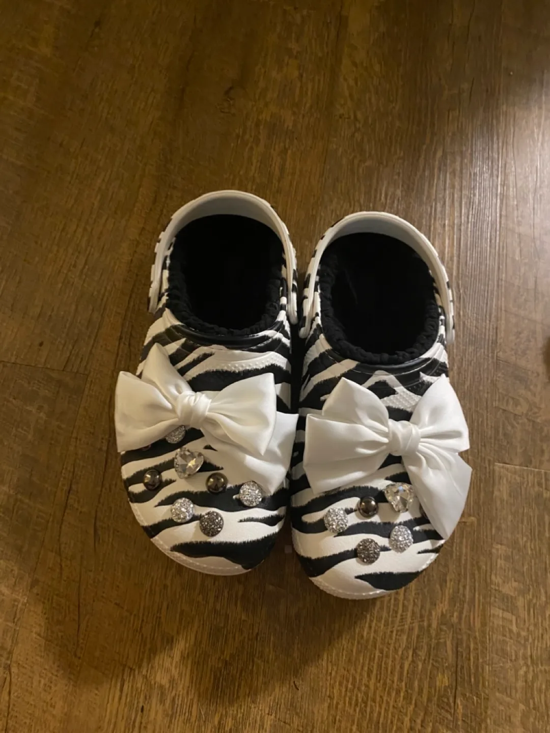 Crocs Zebra Print Clogs thumbnail