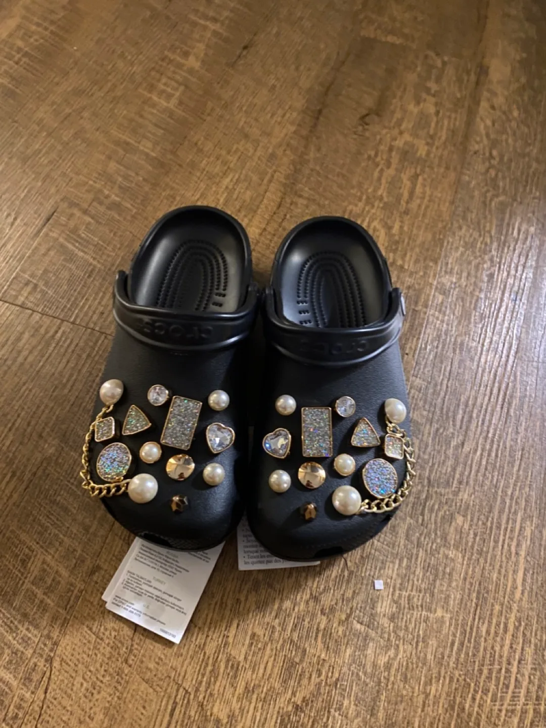 Crocs Black Clogs, Size 6 thumbnail