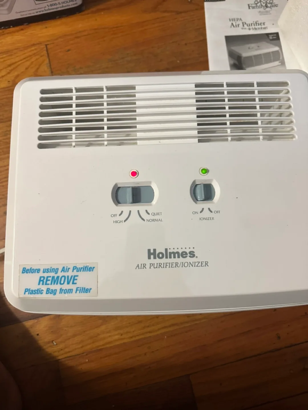Holmes HEPA Air Purifier Ionizer HAP240 thumbnail