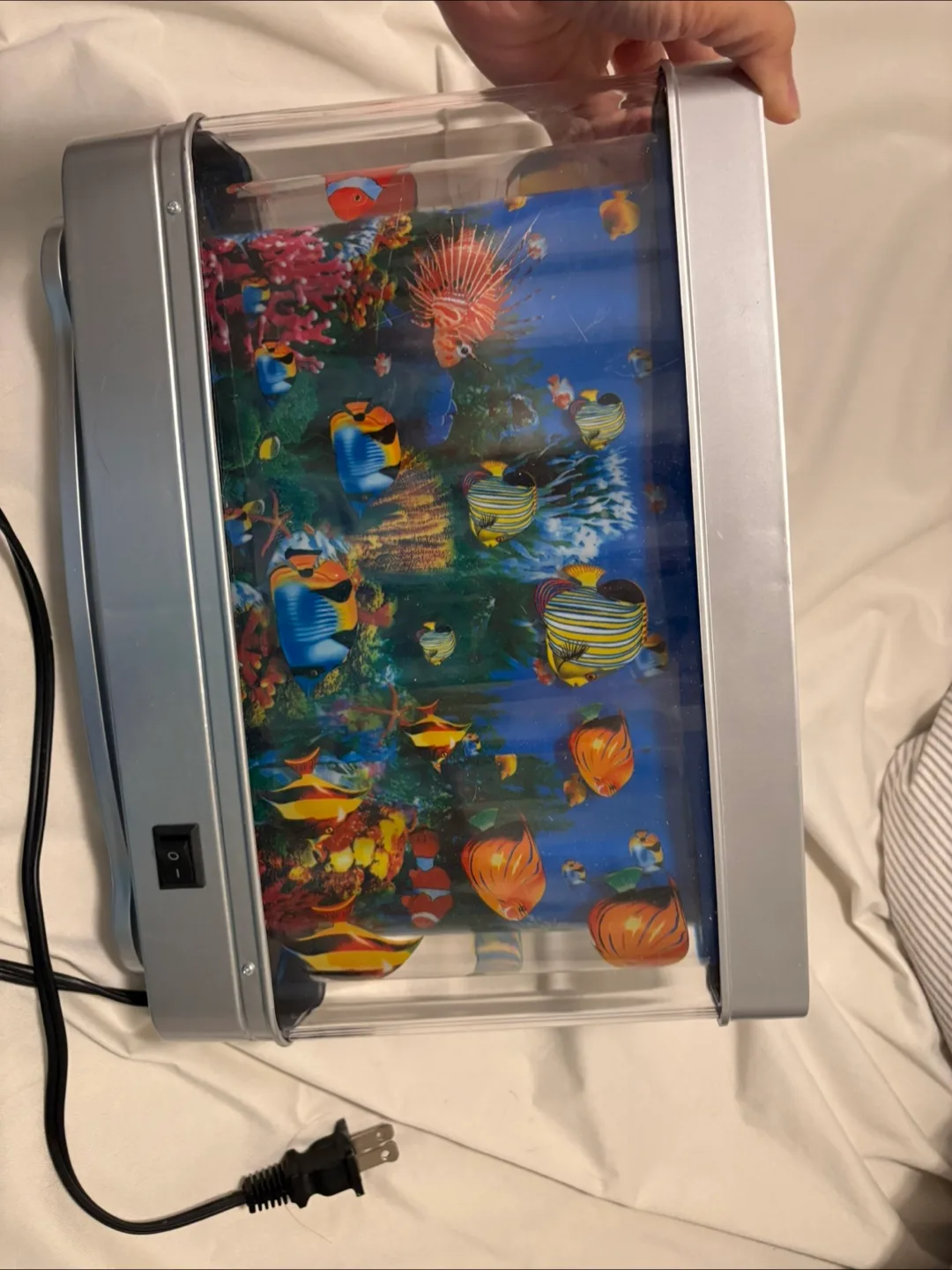 Fish Lamp Aquarium Motion Silver thumbnail