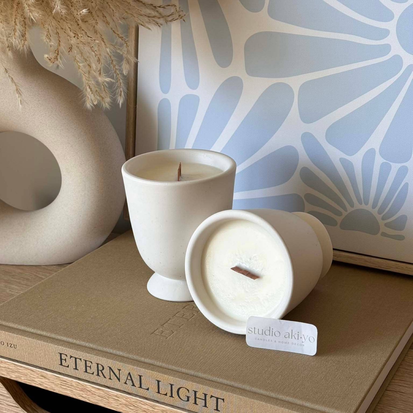 Afternoon Coffee Scented Wood Wick Soy Candle