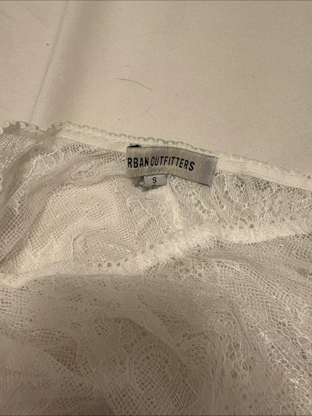 Urban Outfitters White Lace Skirt layer thumbnail