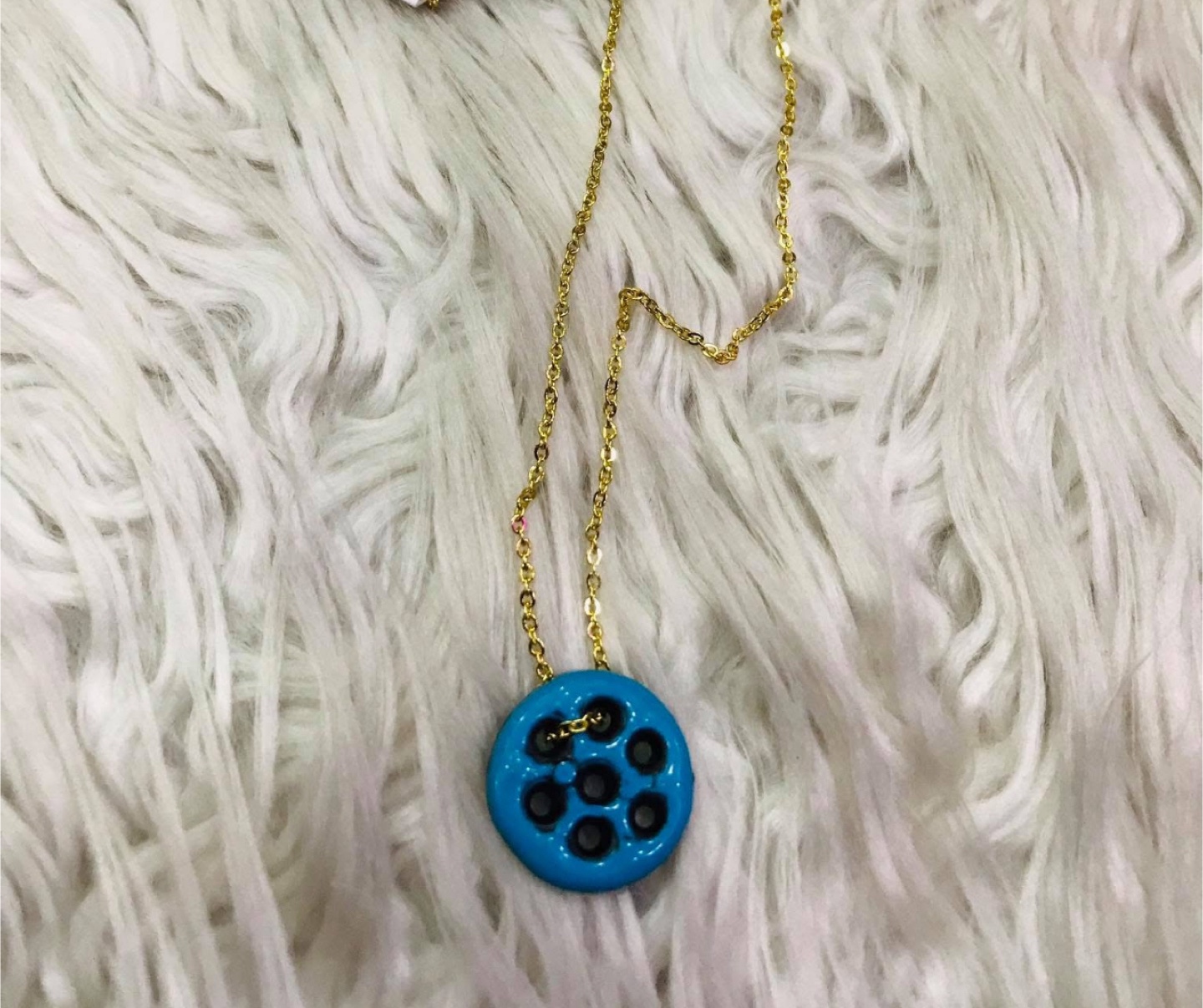Blue Pendant Necklace