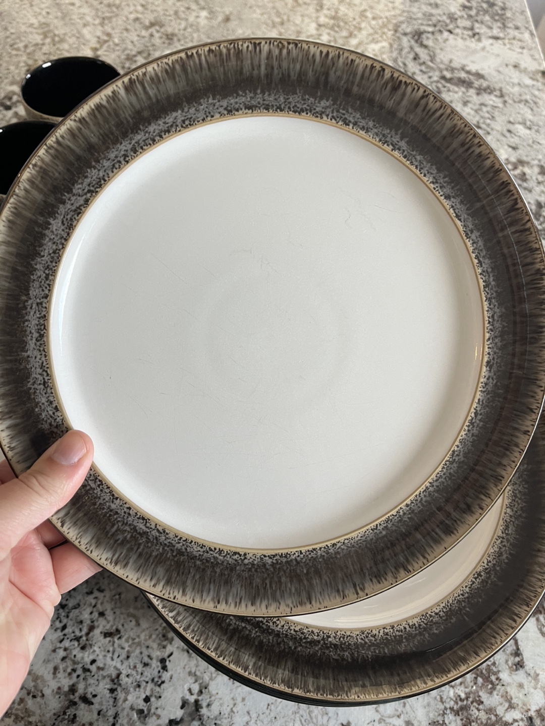 Speckled Grey/Brown Dinnerware Set - Denby - photo 3