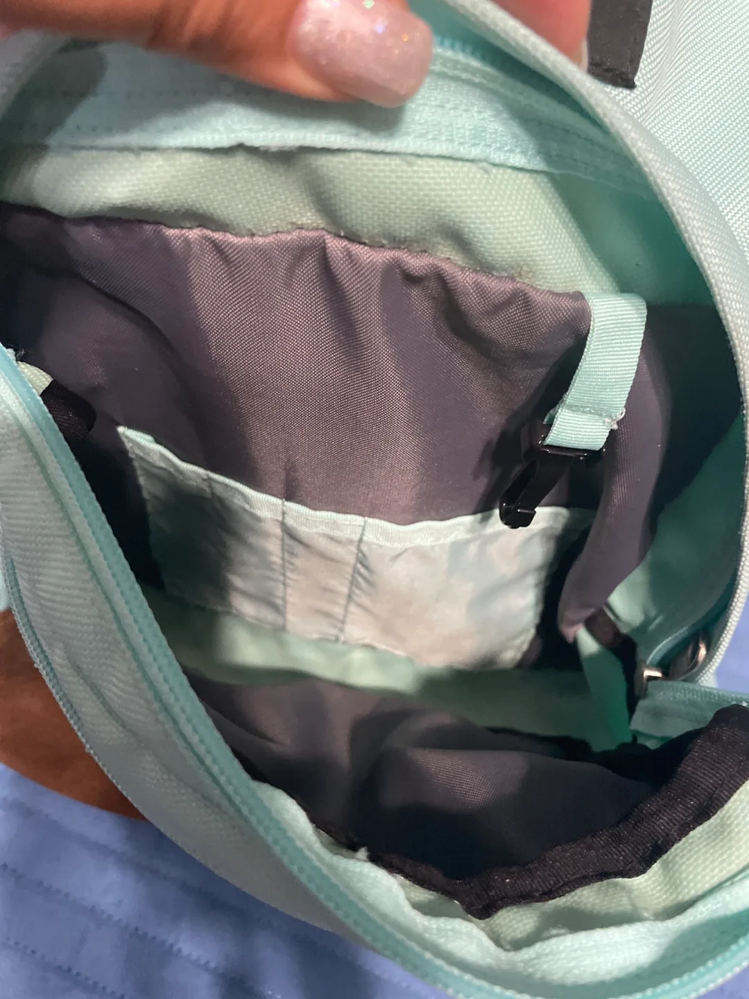 JanSport Originals Backpack - Light Blue & Brown image indicator(6)