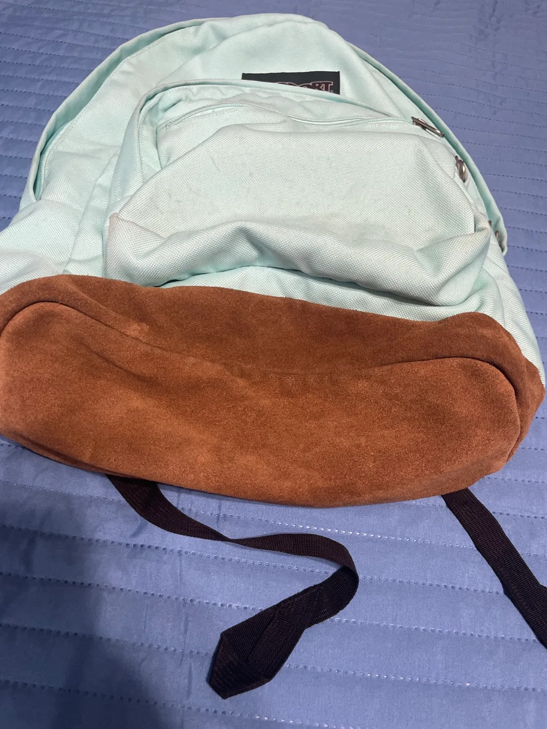 JanSport Originals Backpack - Light Blue & Brown image indicator(2)