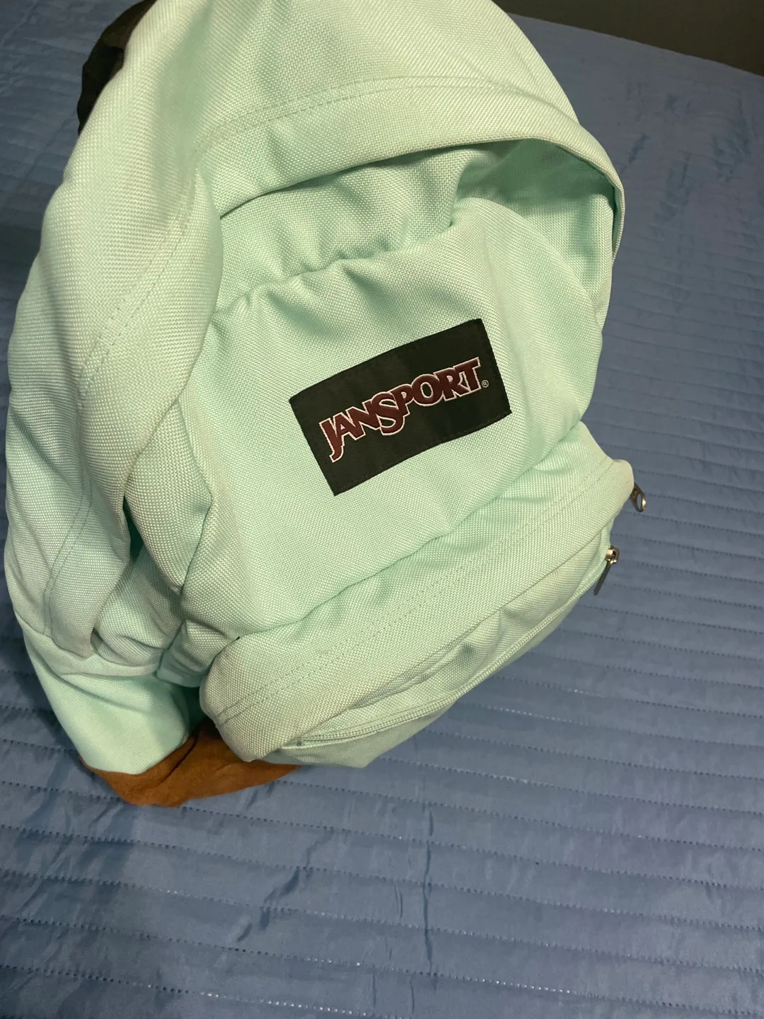 JanSport Originals Backpack - Light Blue & Brown image indicator(8)