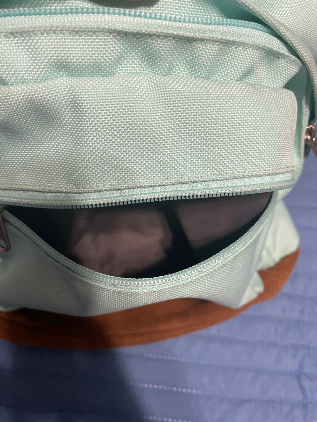 JanSport Originals Backpack - Light Blue & Brown image indicator(7)