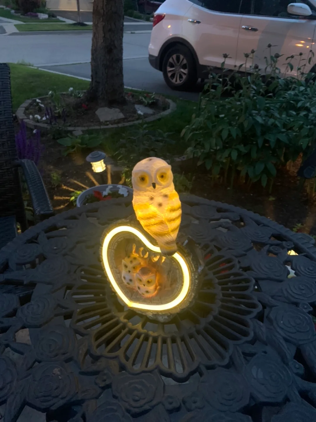 Owl Garden Statue Solar Garden Gifts image indicator(4)