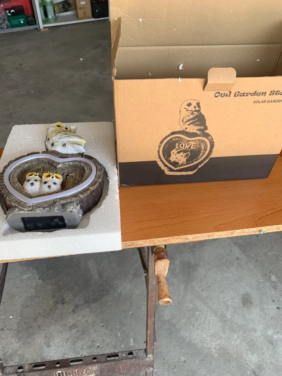 Owl Garden Statue Solar Garden Gifts image indicator(3)