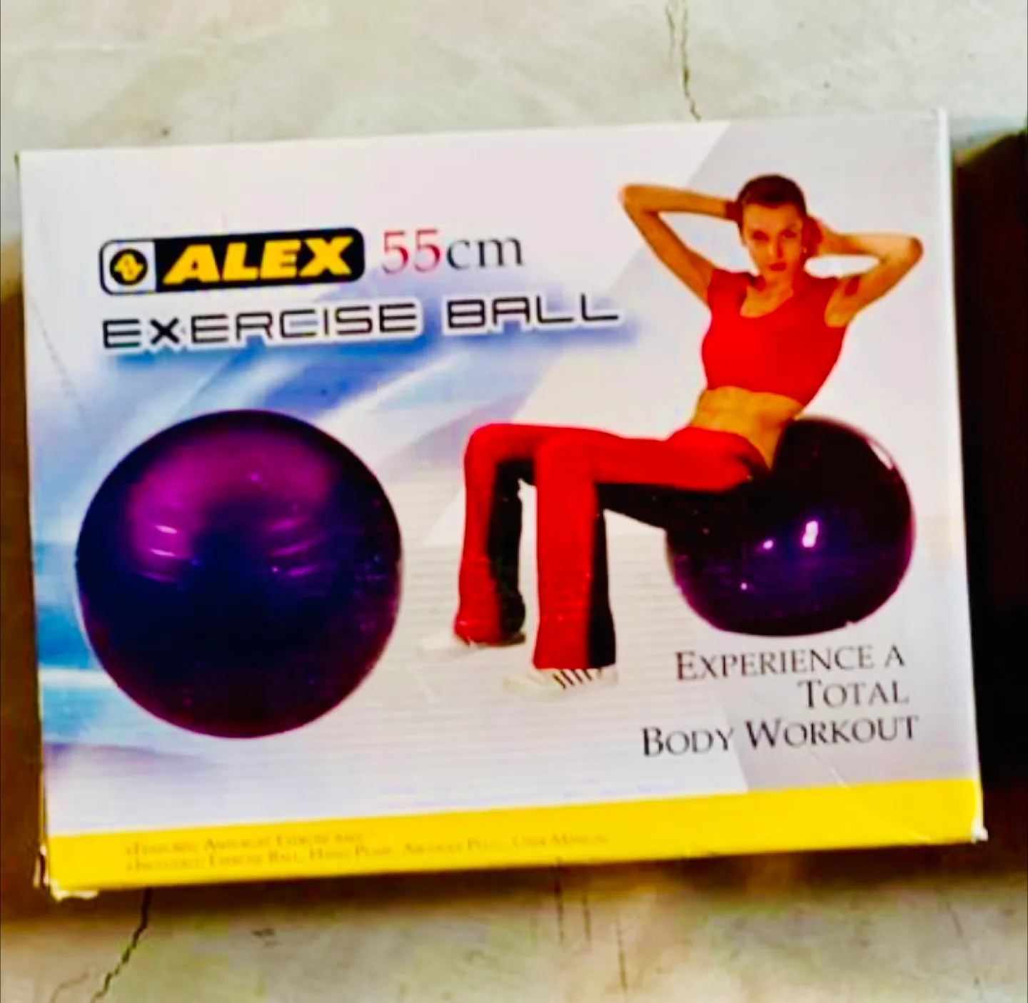 ALEX 55cm Exercise Ball - Gymnastic Ball image indicator(2)