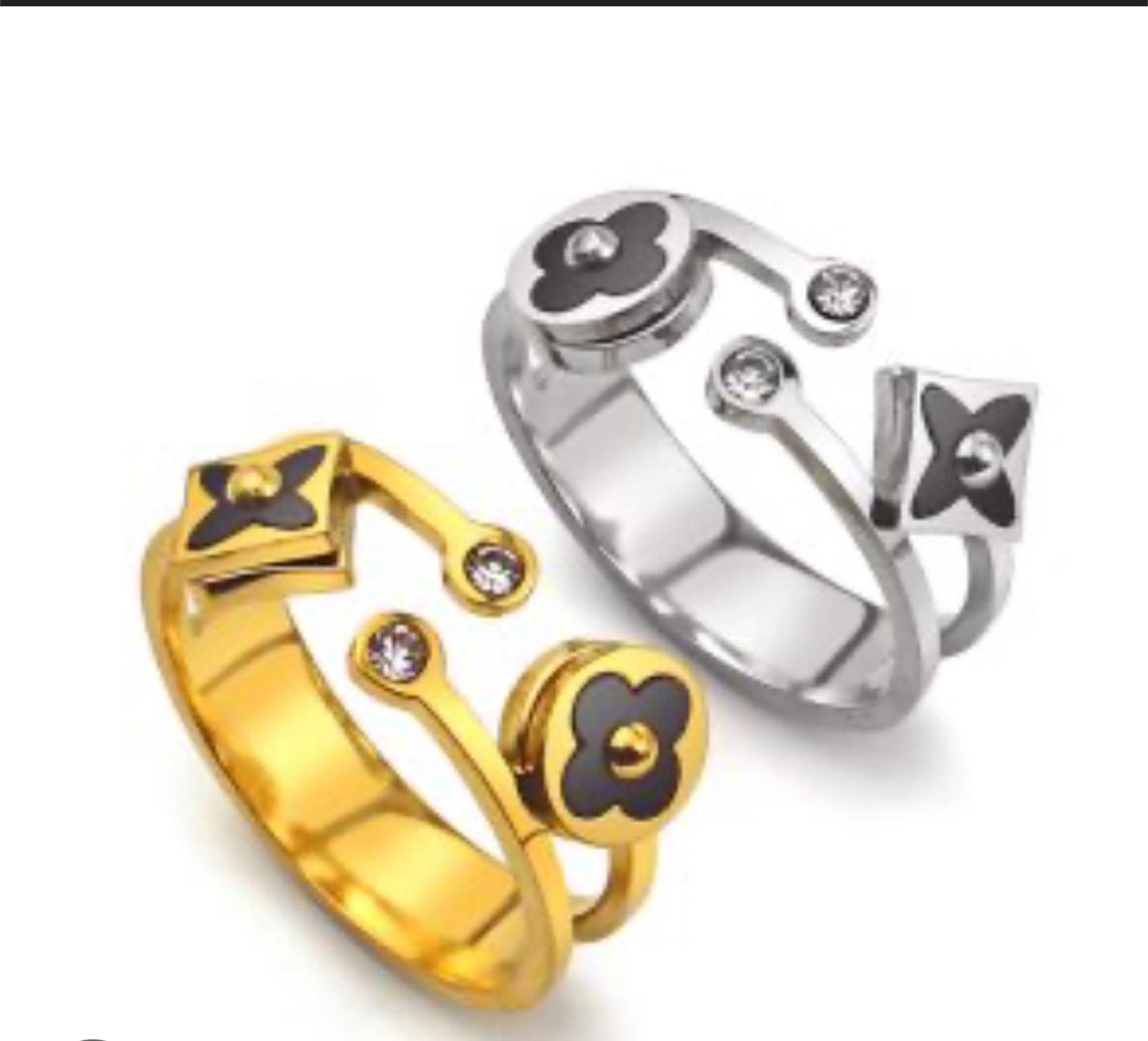 gold plated ring - photo 3