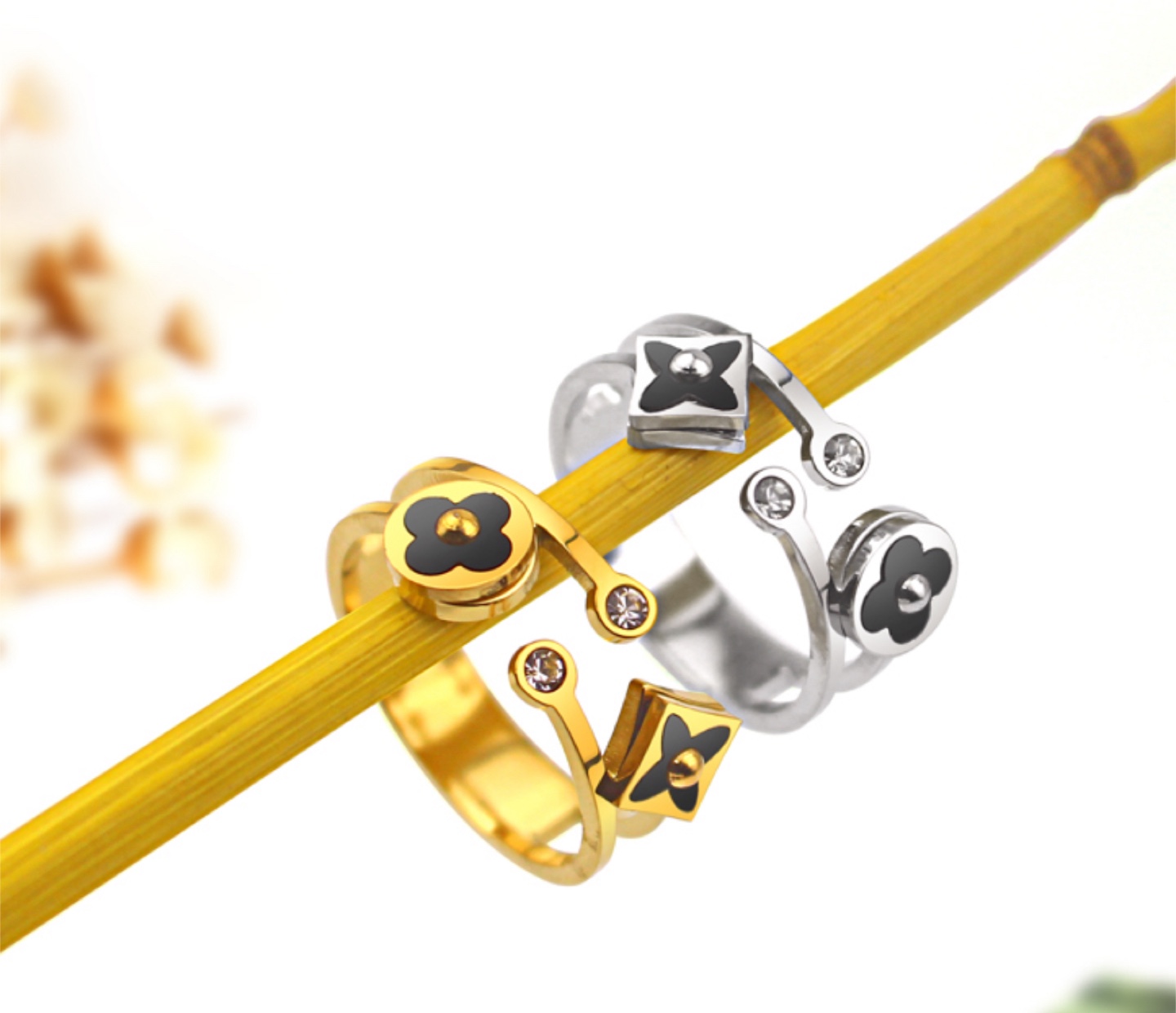 gold plated ring - photo 4