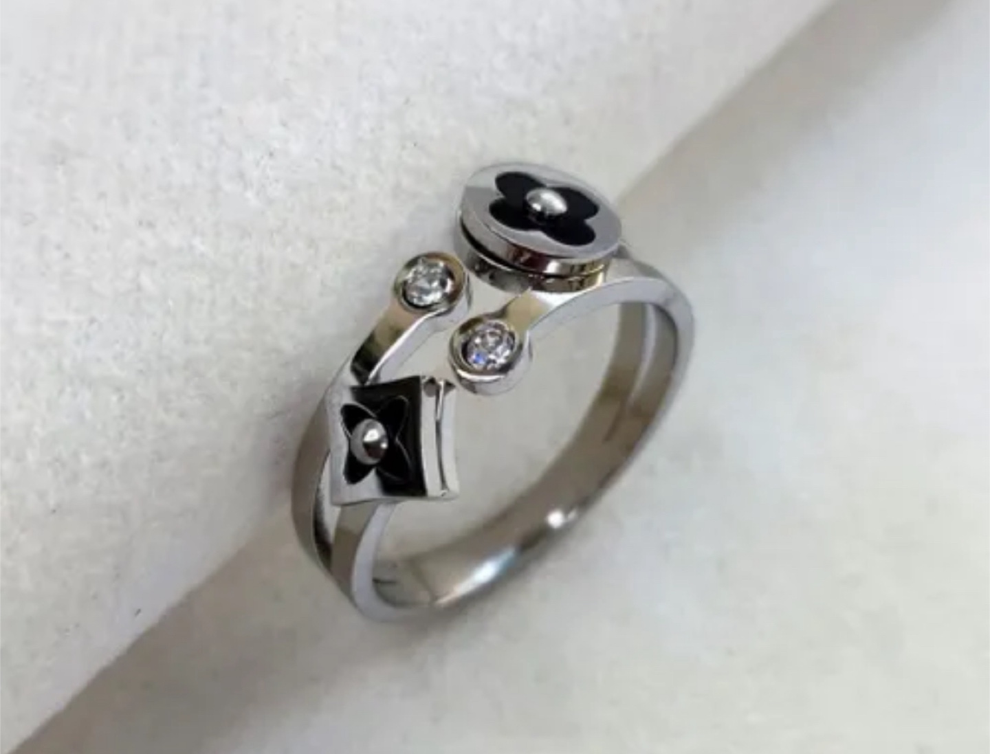 gold plated ring - photo 2