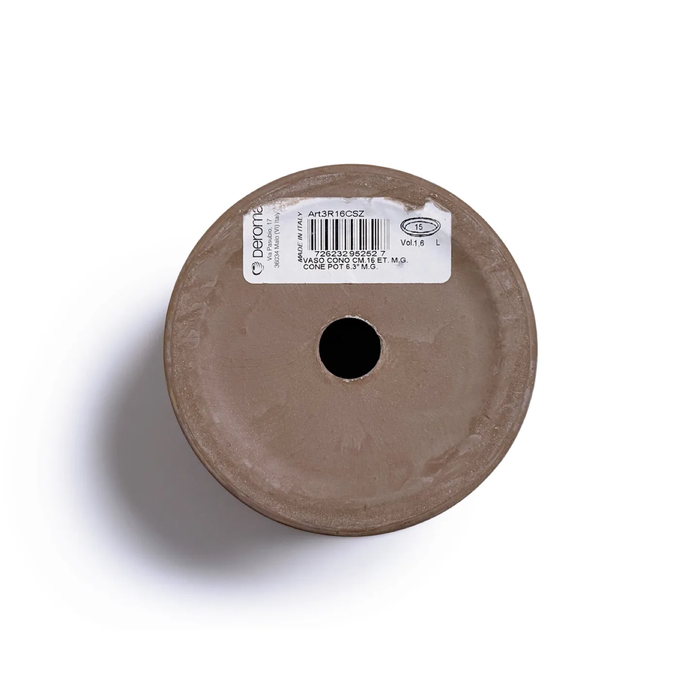 DEROMA 6” Clay Pot & Saucer Sets (2 pcs) image indicator(4)