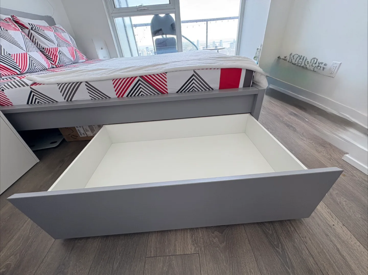 Pack of 2 Storage Boxes - for IKEA Malm bed thumbnail