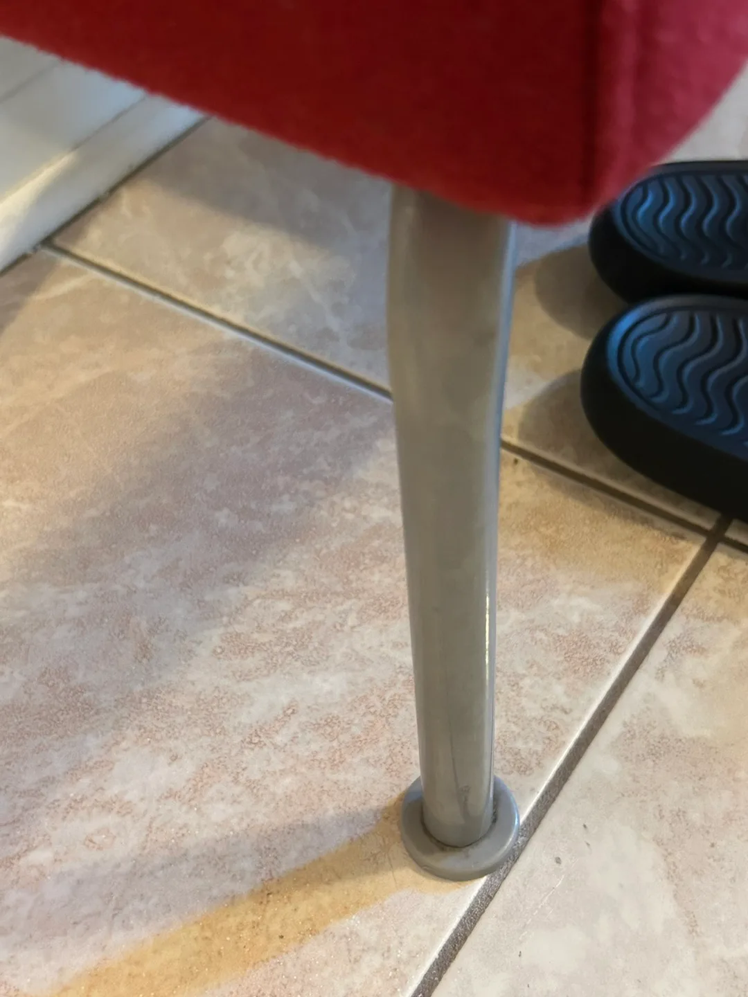 Red Upholstered Bench  H-20.5” W-12” L-23” image indicator(3)