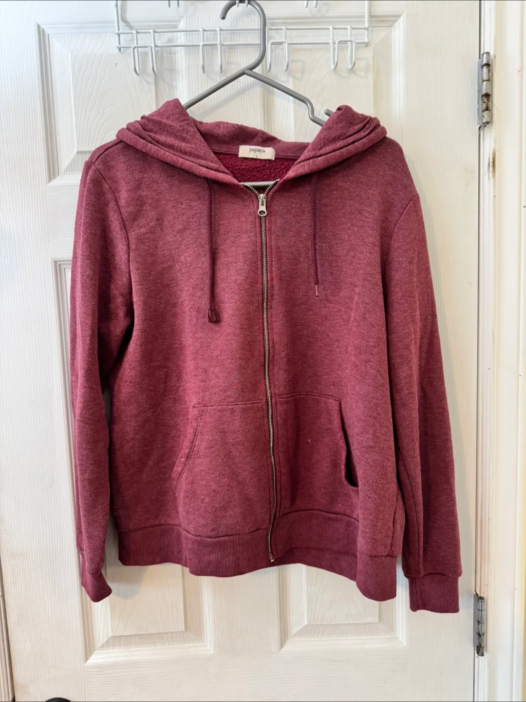 Papaya Burgundy Hoodie & Sweatpants Set thumbnail