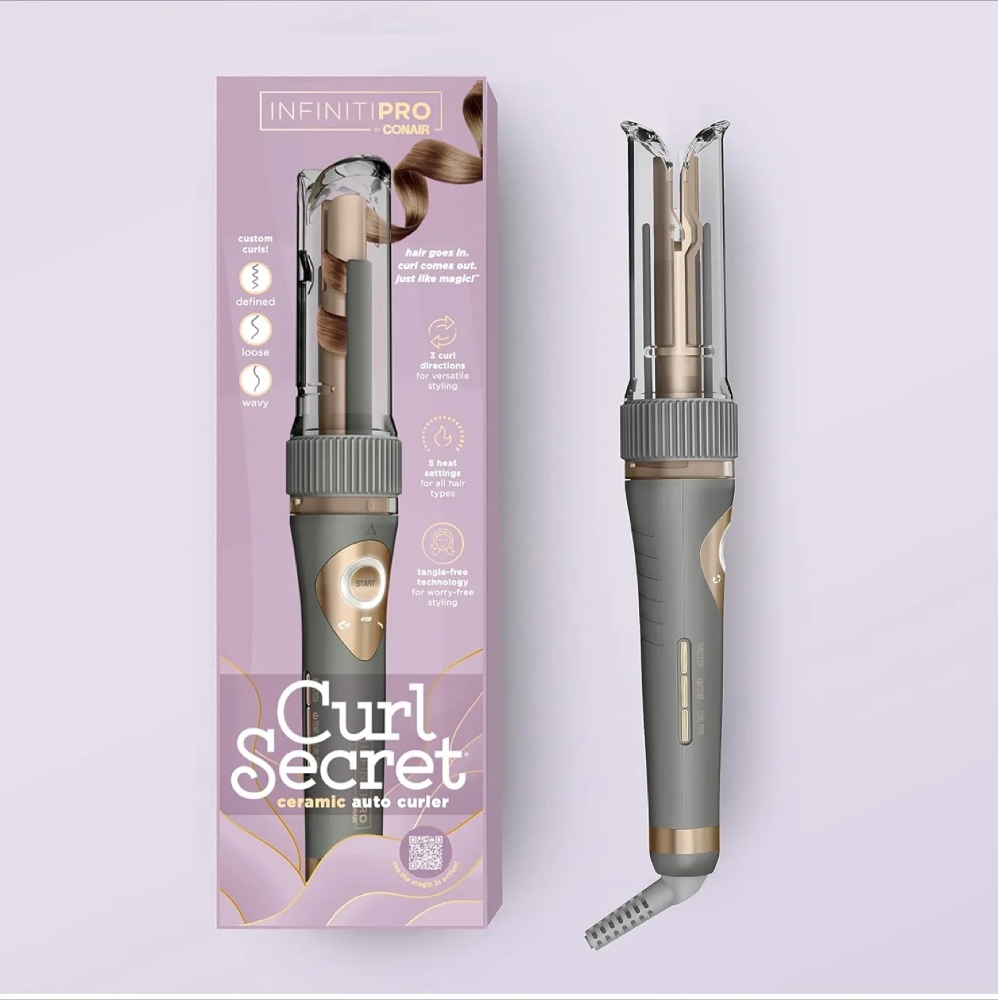 InfinitiPro Conair Curl Secret Ceramic  Auto Curler thumbnail
