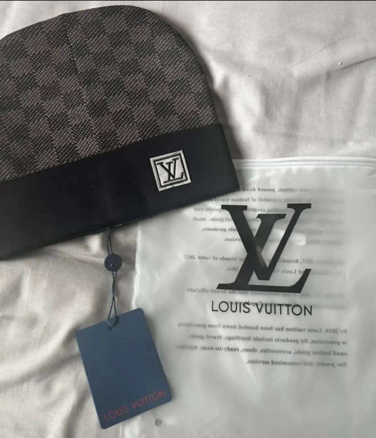 Louis Vuitton Damier Beanie Hat - New thumbnail
