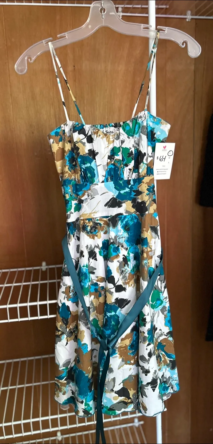 Floral Sundress with Belt thumbnail