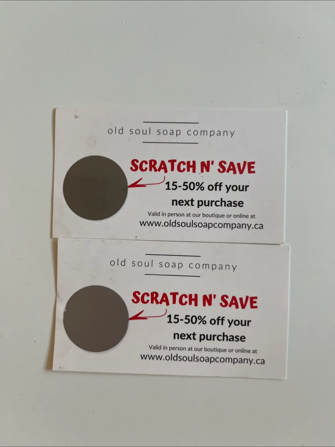 Old Soul Soap Company Scratch N' Save Coupon thumbnail