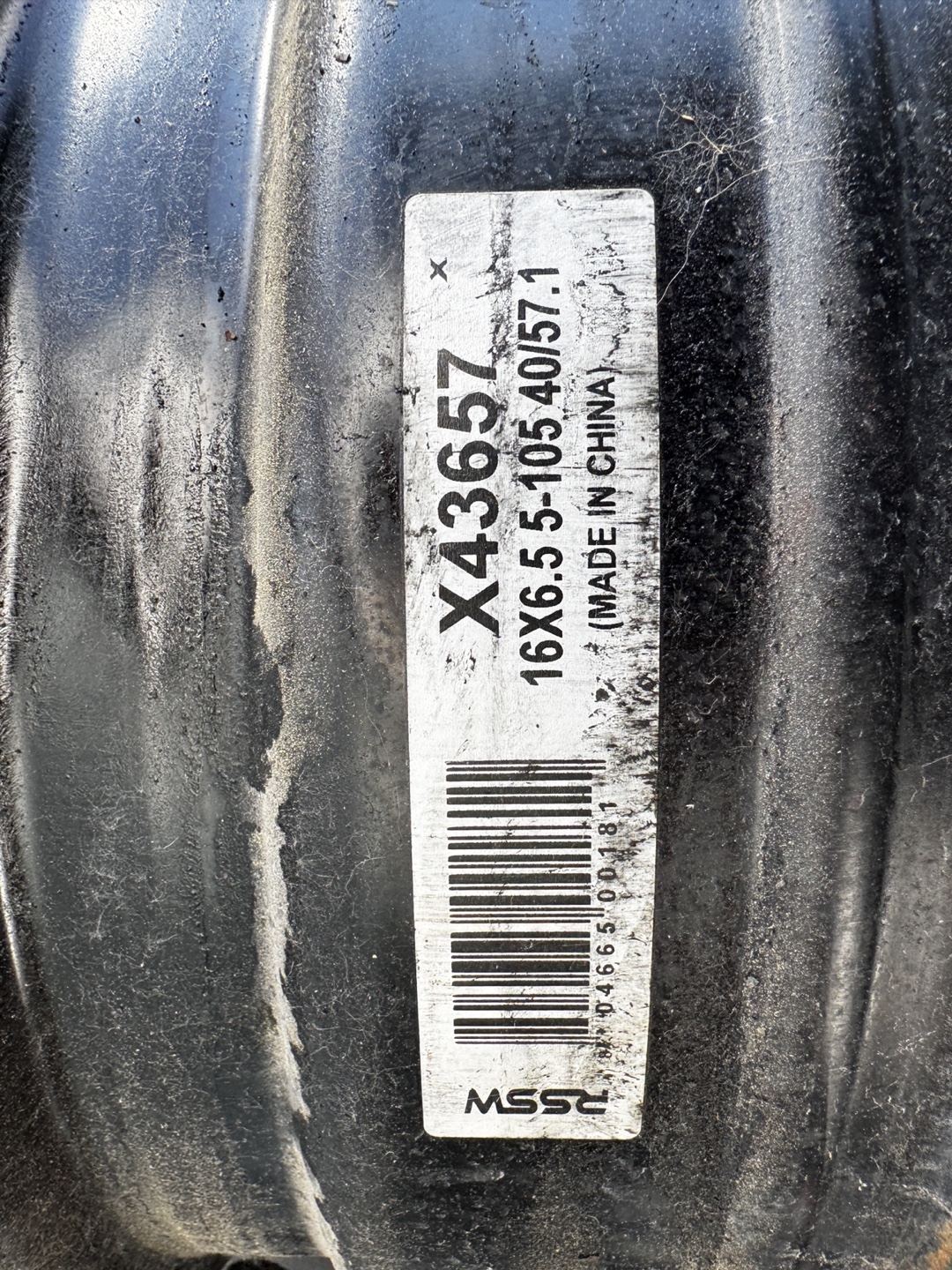 Steel Rims for Sale – 16x6.5, 5x105, - photo 3