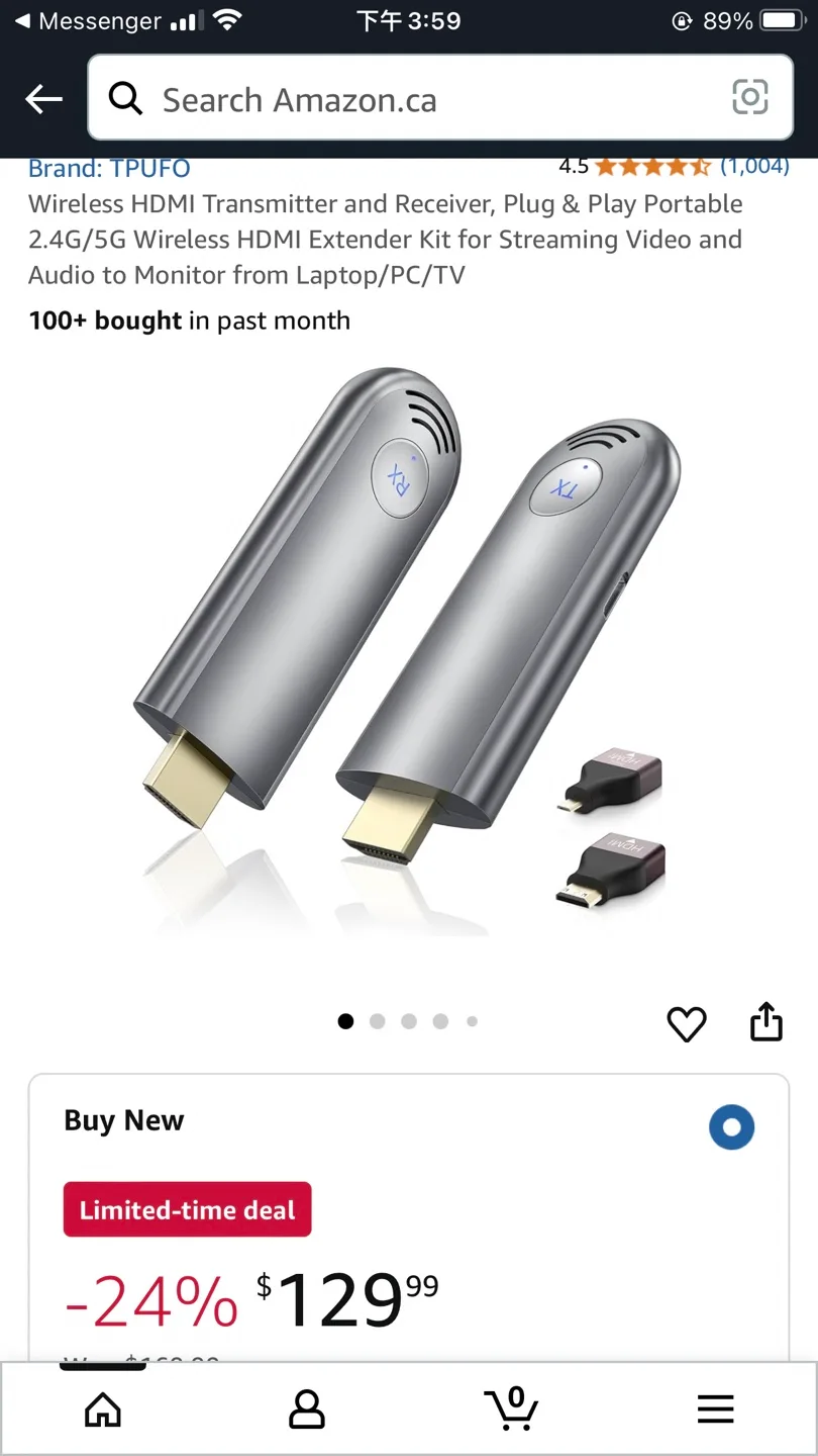 Wireless HDMI Transmitter and Receiver image indicator(3)