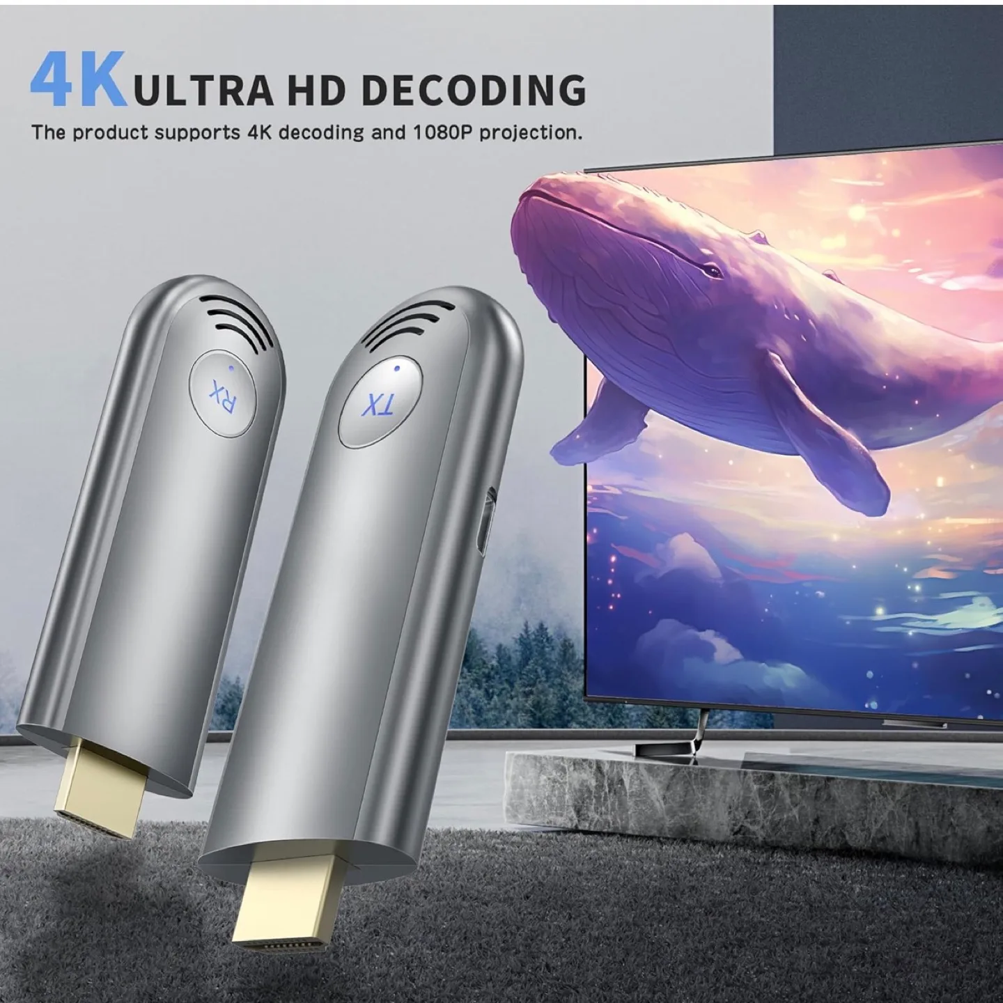 Wireless HDMI Transmitter and Receiver image indicator(7)