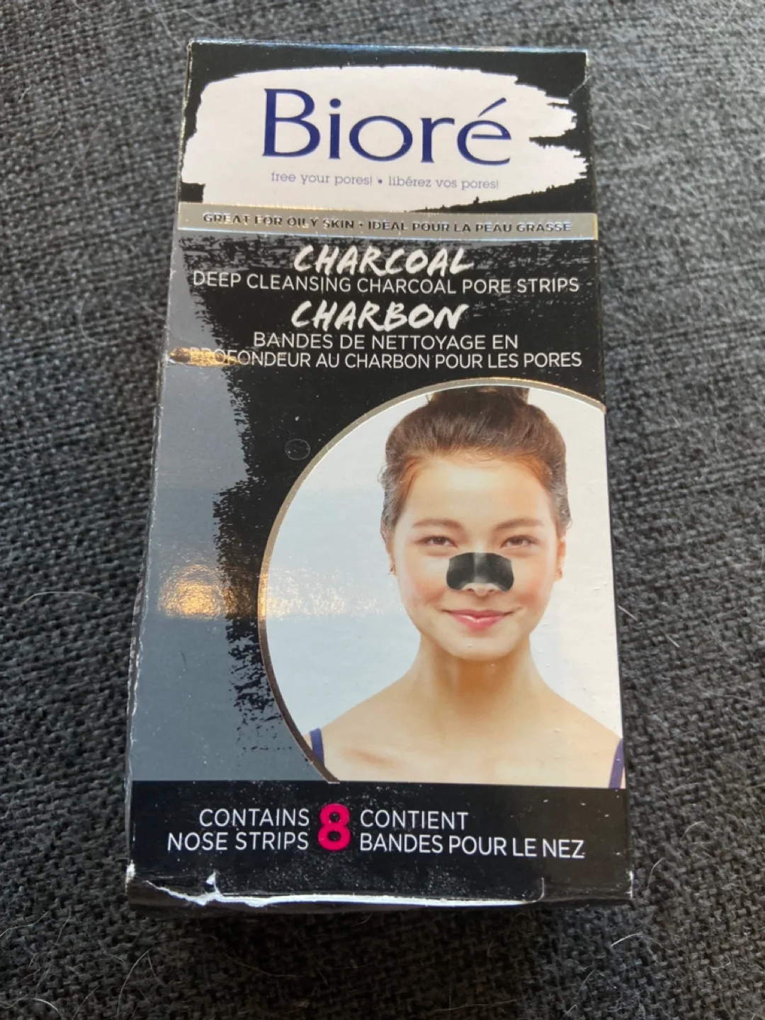 Bioré Charcoal Deep Cleansing Pore Strips (8) thumbnail