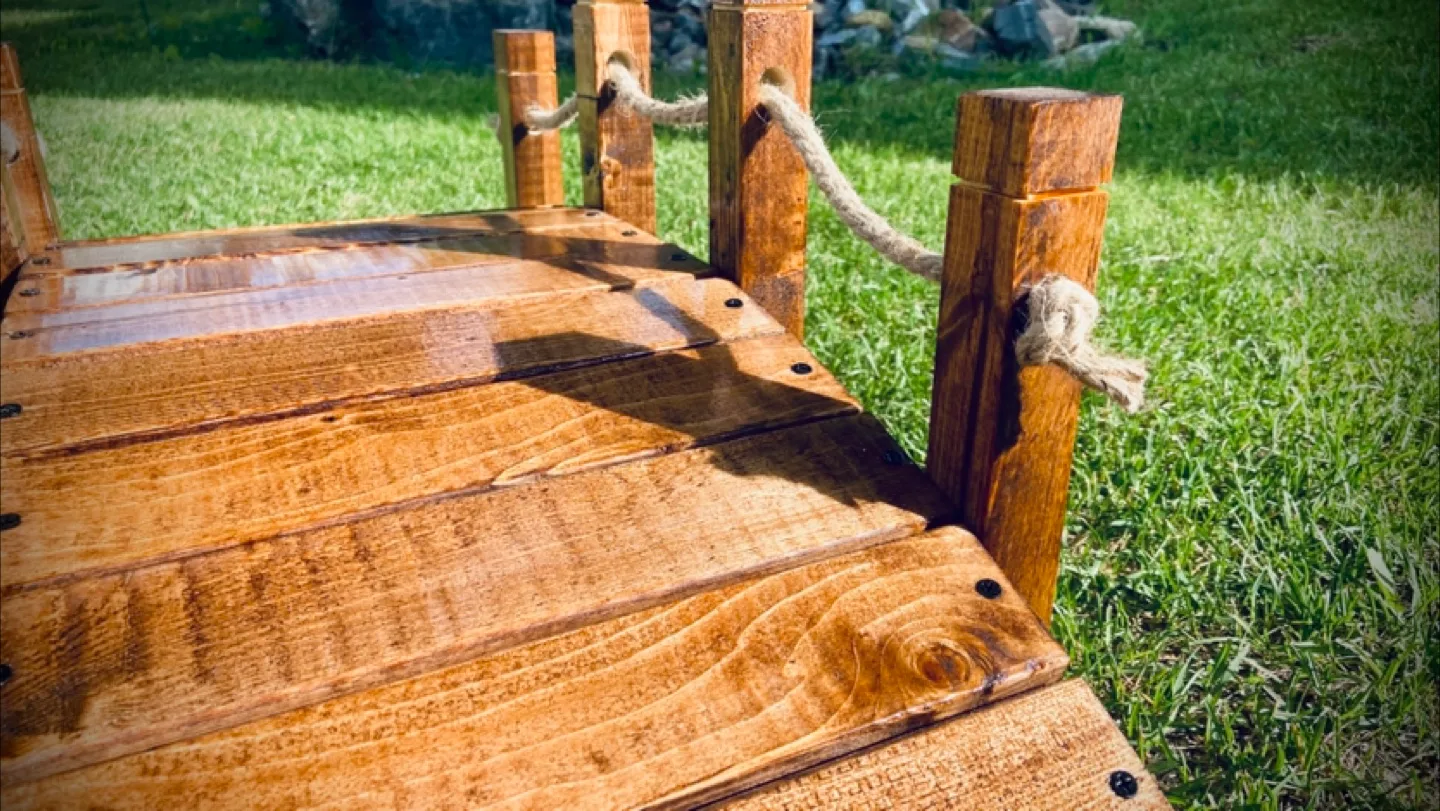 Stunning custom made garden bridge image indicator(3)